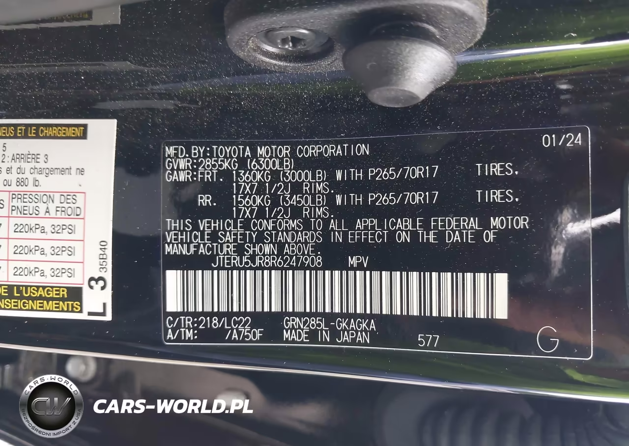 2024 Toyota 4Runner Trd Off Road Premium VIN:JTERU5JR8R6247908 - 9