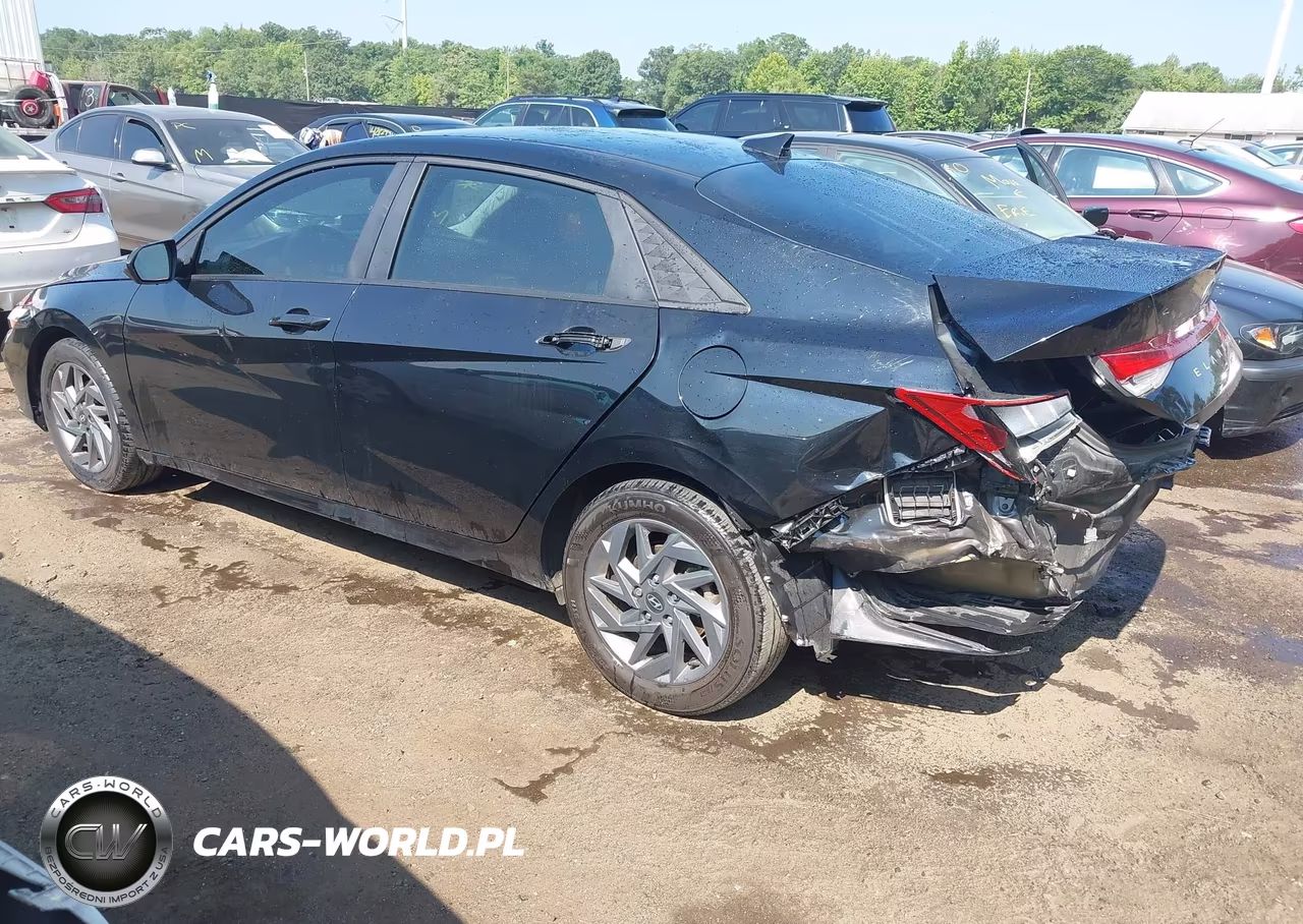 2024 Hyundai Elantra Sel VIN:KMHLM4DG8RU755074 - 3