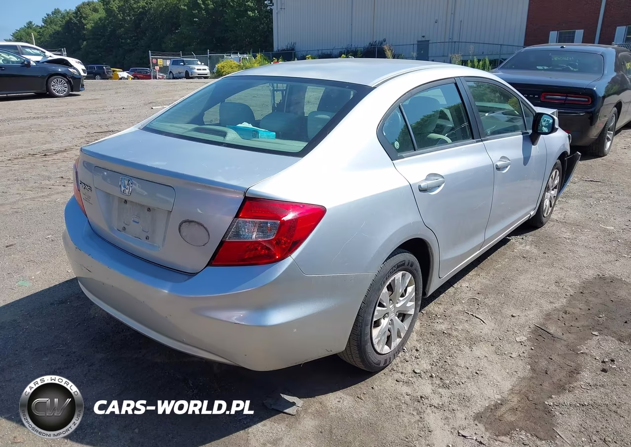 2012 Honda Civic Lx VIN:2HGFB2F50CH334095 - 4