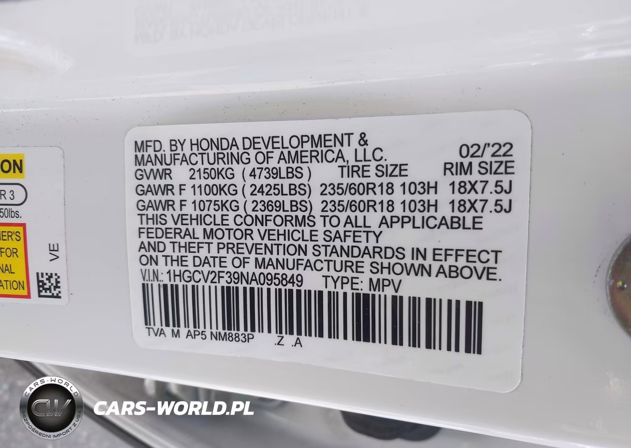 2019 Honda Accord Sport 2.0T VIN:1HGCV2F3XKA036367 - 17