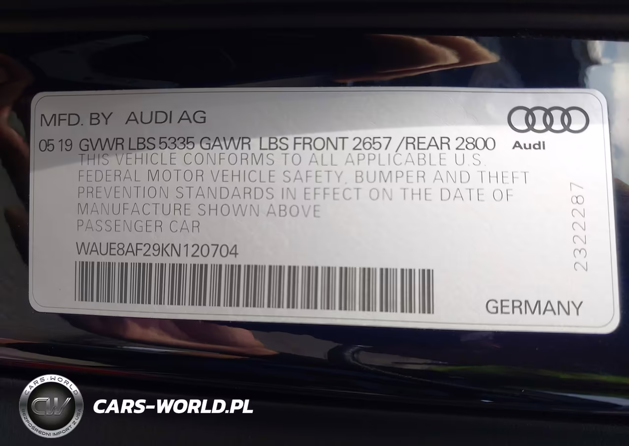 2019 Audi A6 45 Premium VIN:WAUE8AF29KN120704 - 9