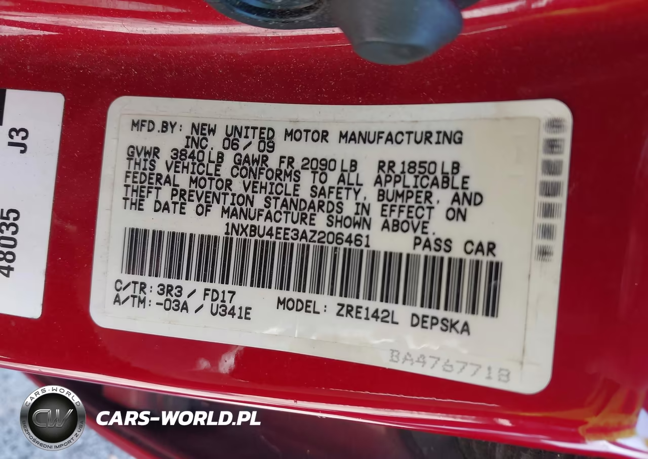 2010 Toyota Corolla S VIN:1NXBU4EE3AZ206461 - 9