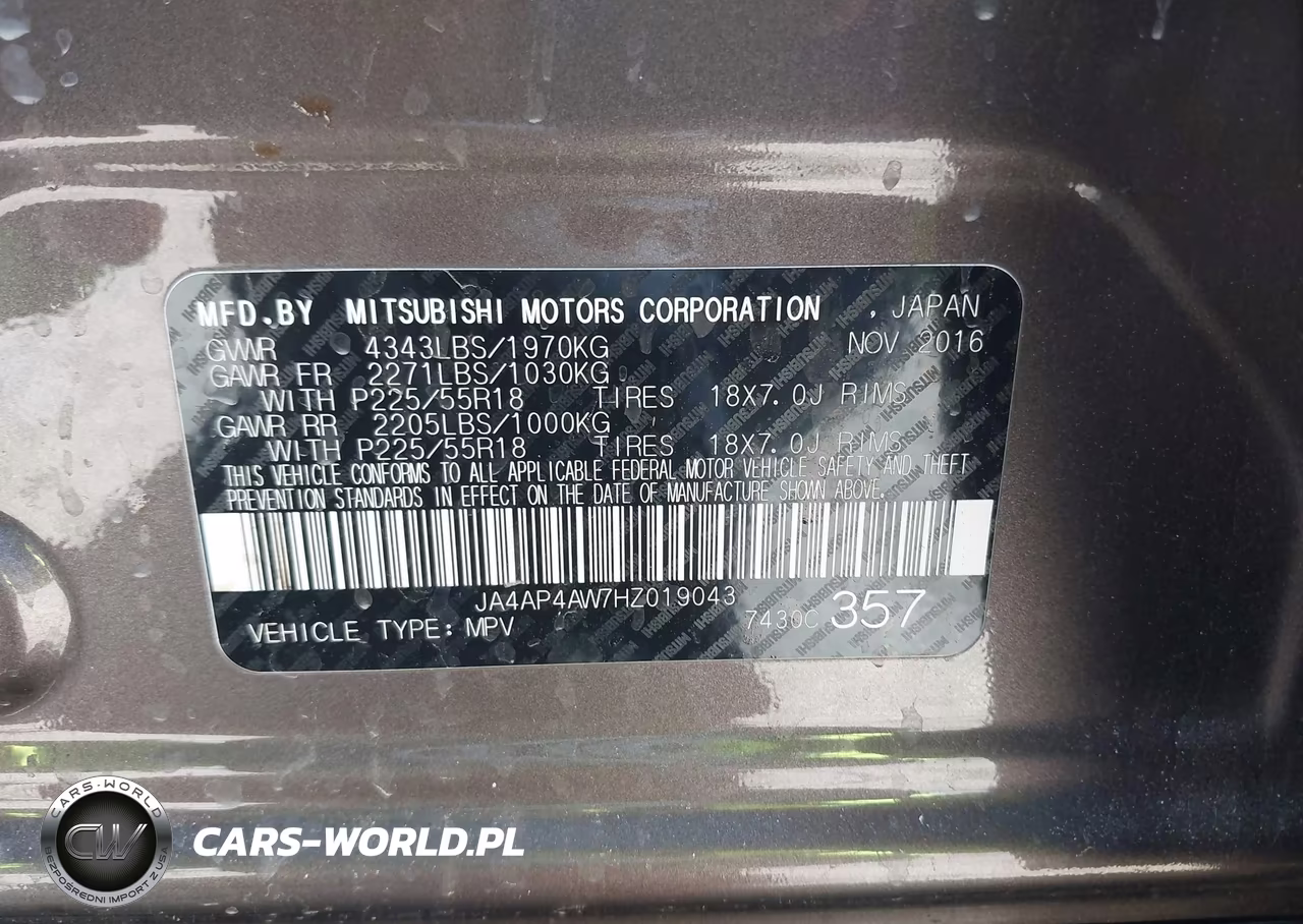 2017 Mitsubishi Outlander Sport 2.4 Sel VIN:JA4AP4AW7HZ019043 - 9