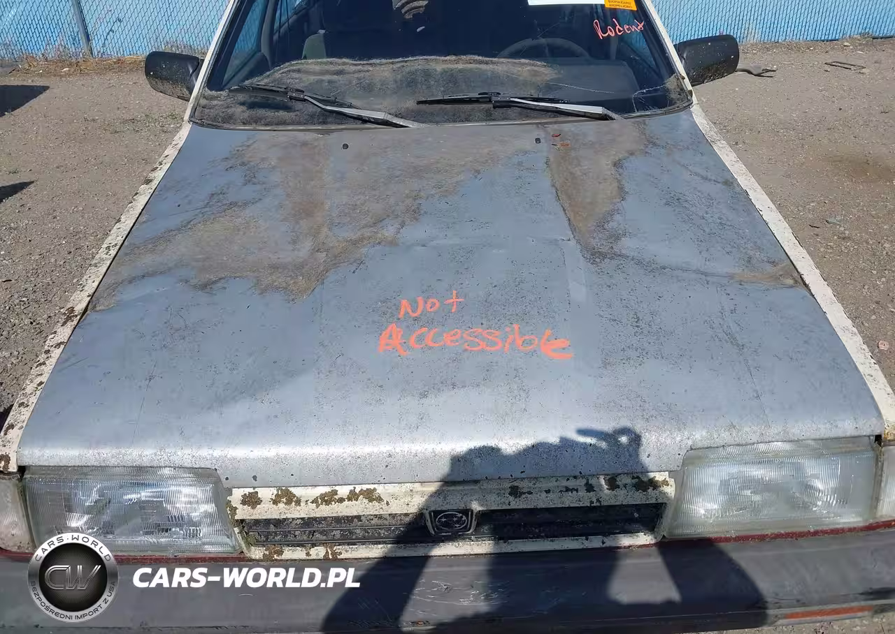 1987 Subaru Gl 4Wd VIN:JF2AN53B1HE451969 - 10