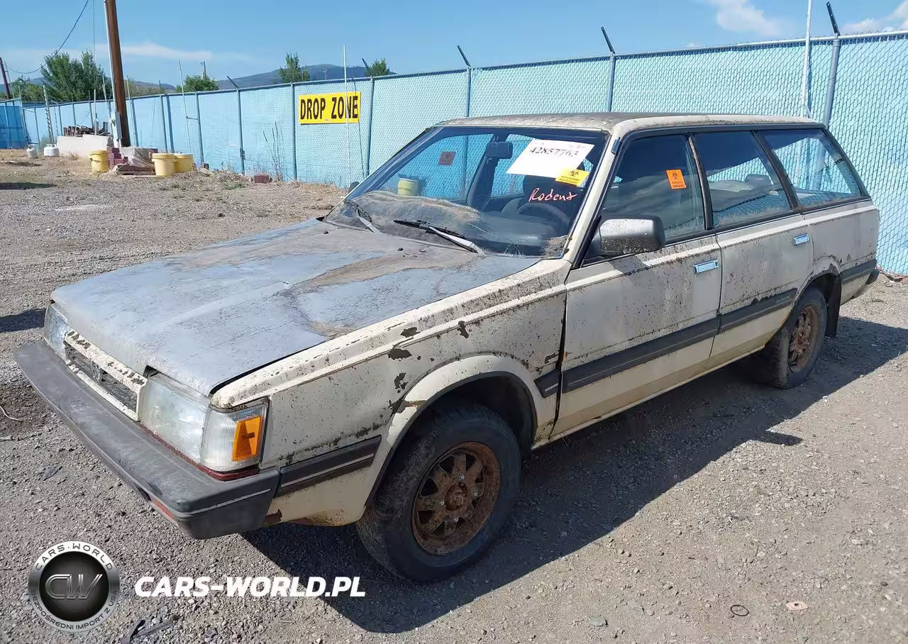 1987 Subaru Gl 4Wd VIN:JF2AN53B1HE451969 - 2