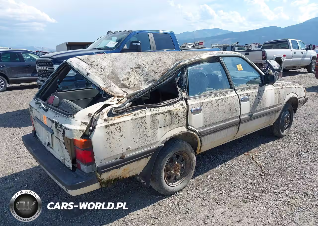 1987 Subaru Gl 4Wd VIN:JF2AN53B1HE451969 - 4