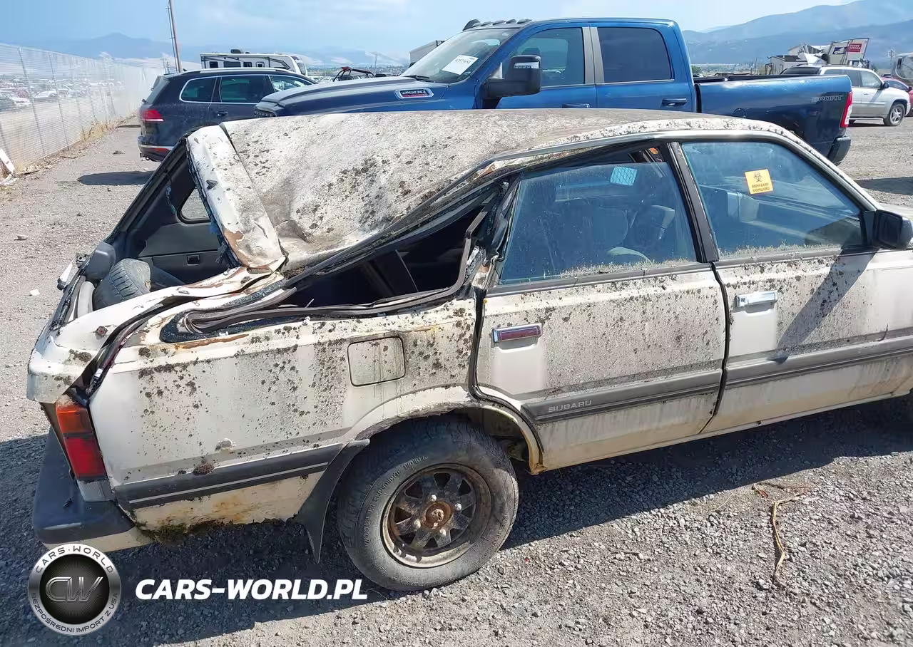 1987 Subaru Gl 4Wd VIN:JF2AN53B1HE451969 - 6