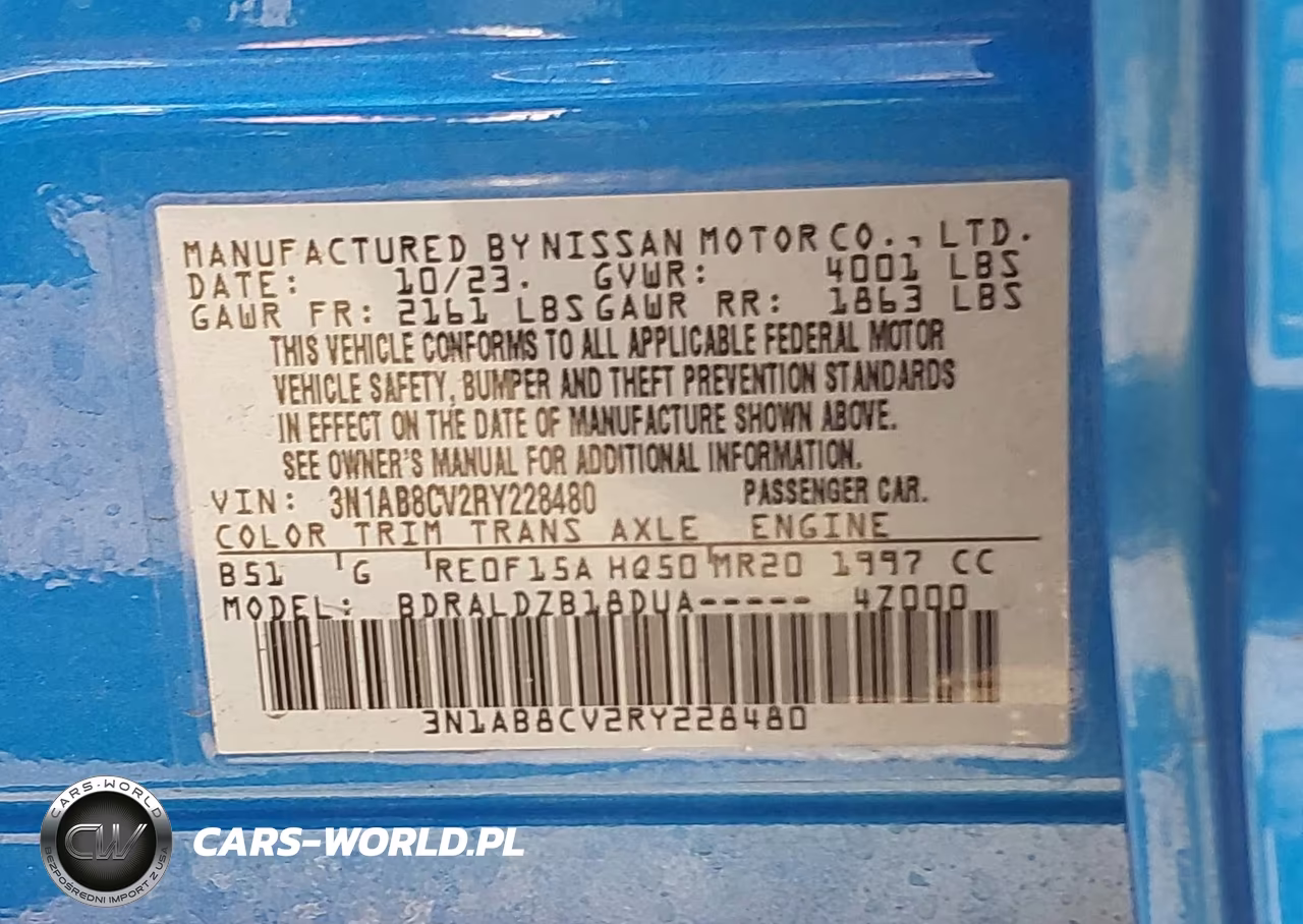 2024 Nissan Sentra Sv Xtronic Cvt VIN:3N1AB8CV2RY228480 - 9