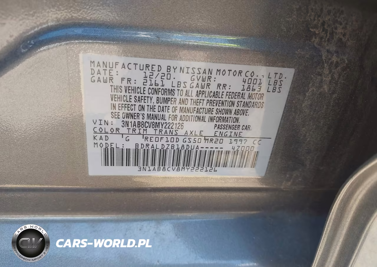 2021 Nissan Sentra Sv Xtronic Cvt VIN:3N1AB8CV8MY222126 - 9