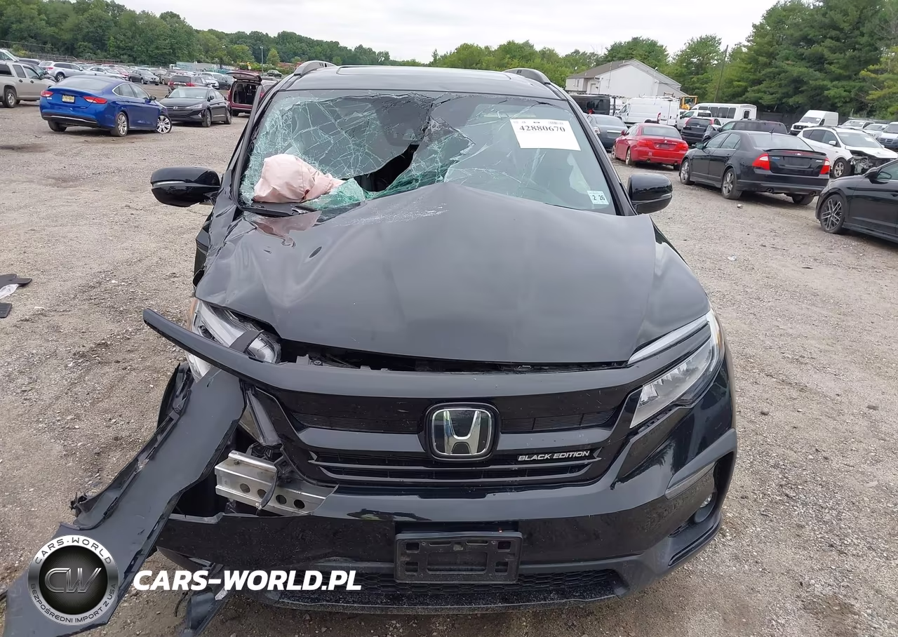 2021 Honda Pilot Awd Black Edition VIN:5FNYF6H71MB025745 - 11