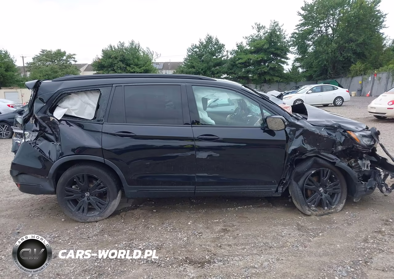 2021 Honda Pilot Awd Black Edition VIN:5FNYF6H71MB025745 - 12