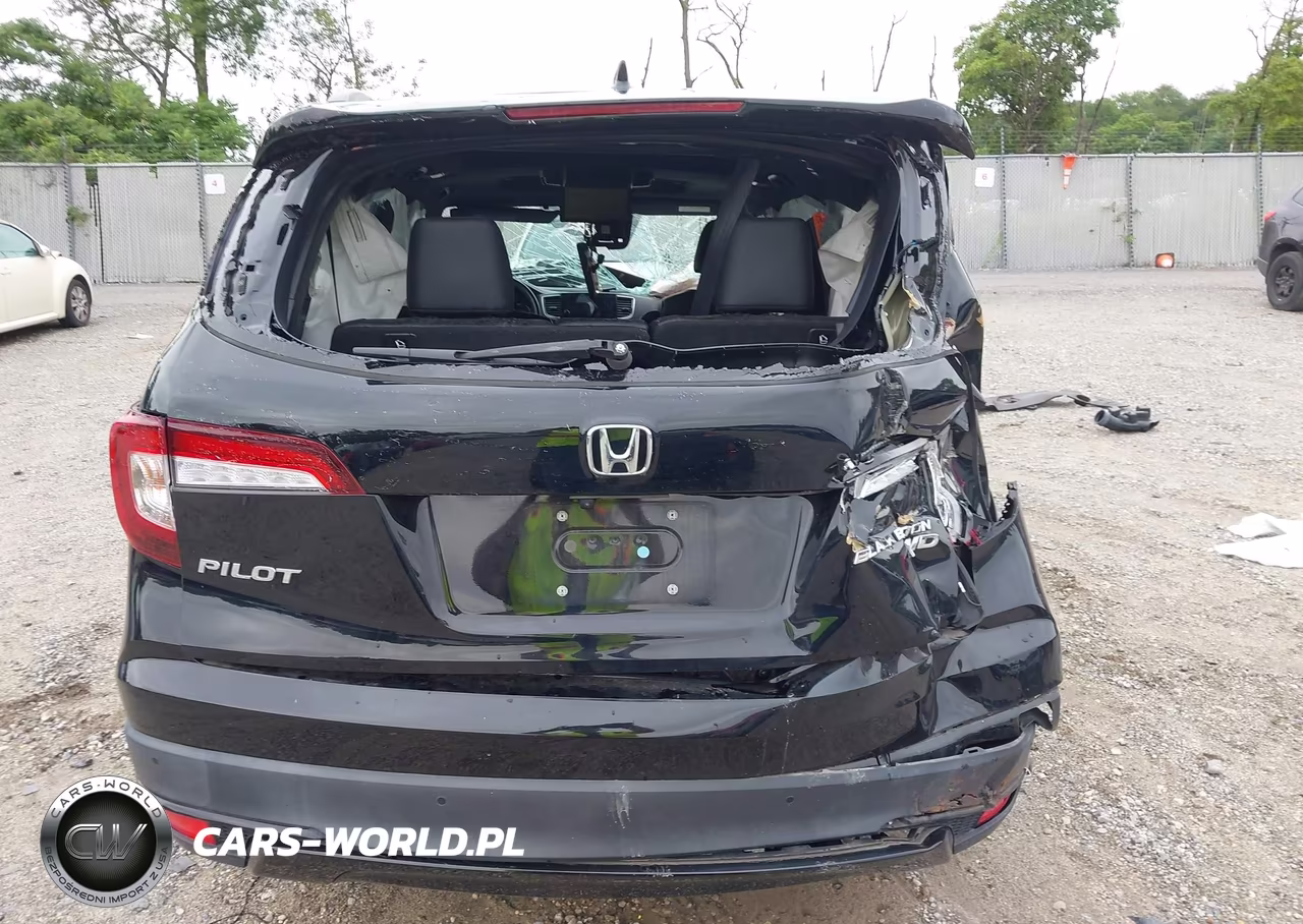 2021 Honda Pilot Awd Black Edition VIN:5FNYF6H71MB025745 - 15