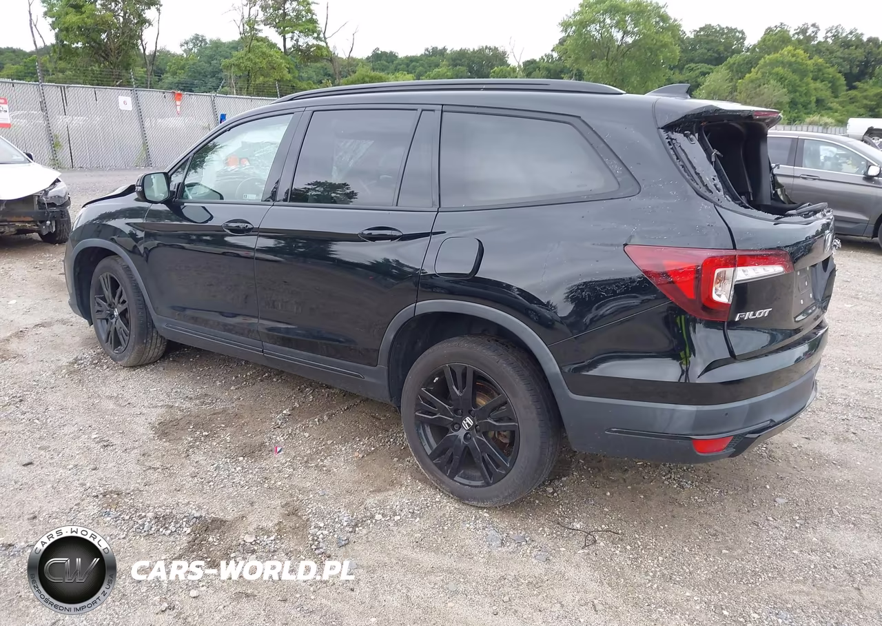 2021 Honda Pilot Awd Black Edition VIN:5FNYF6H71MB025745 - 3