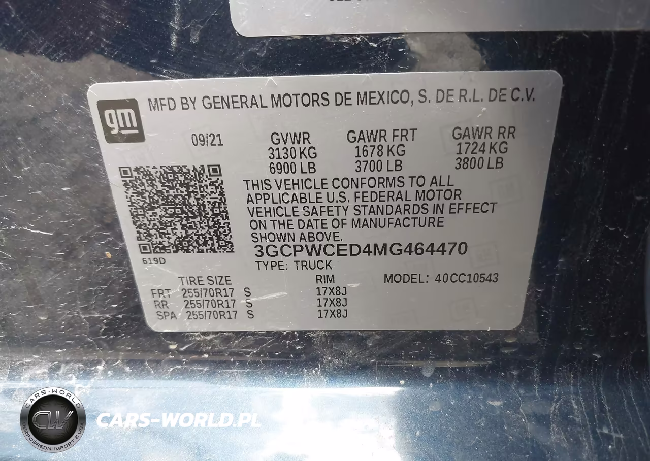2021 Chevrolet Silverado 1500 2Wd Short Bed Lt VIN:3GCPWCED4MG464470 - 9