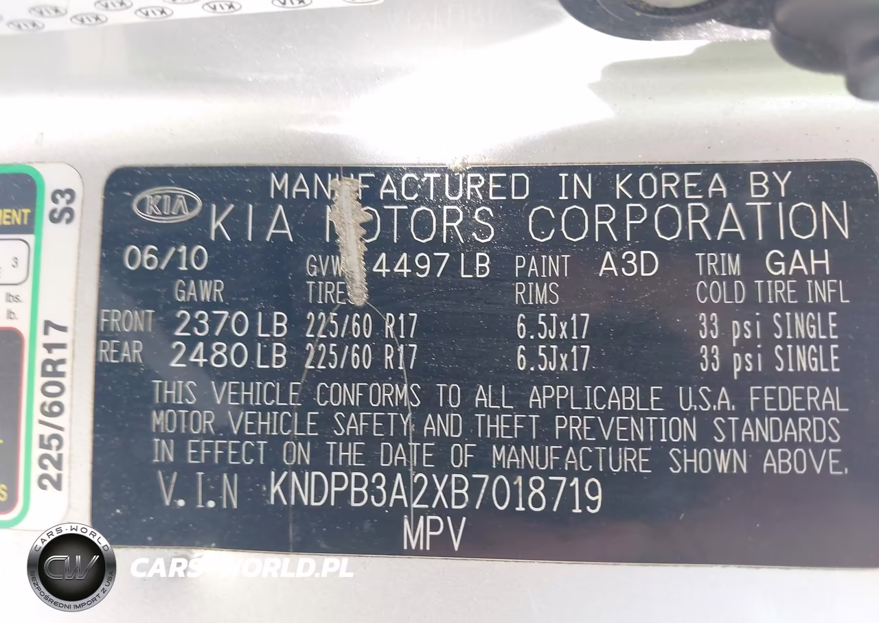 2011 Kia Sportage Lx VIN:KNDPB3A2XB7018719 - 9