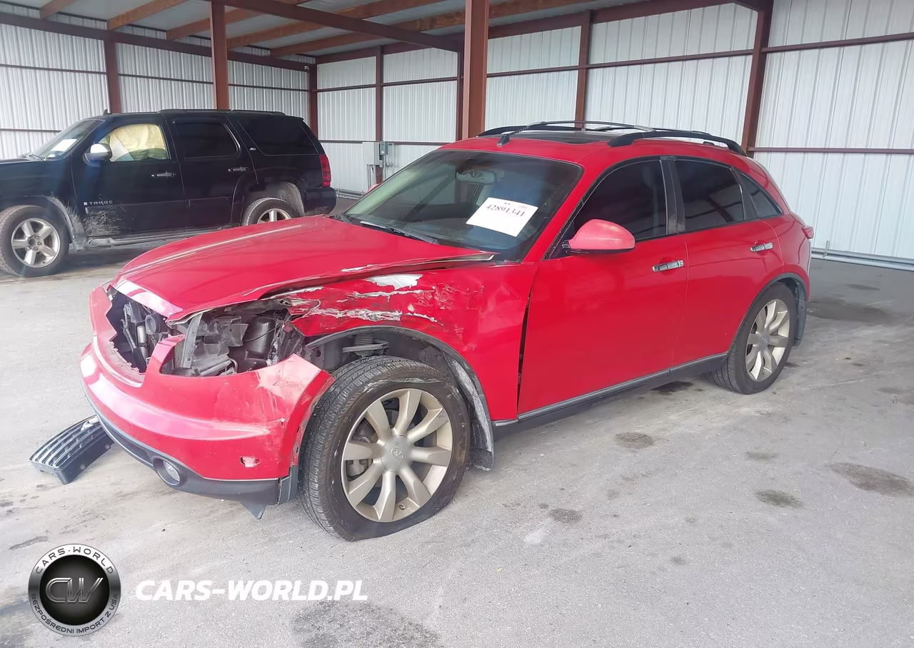 2003 Infiniti Fx35 VIN:JNRAS08U53X001825 - 2