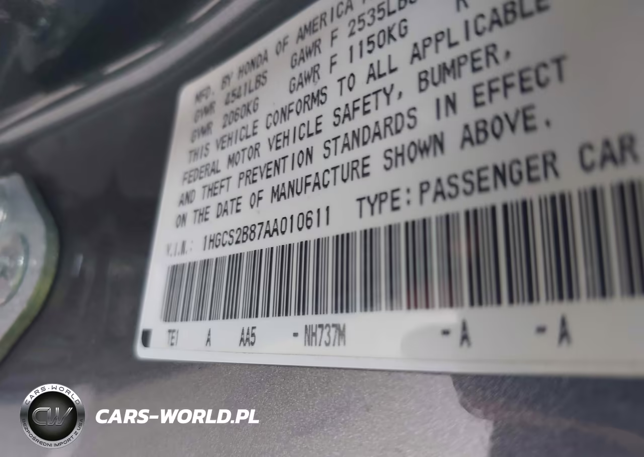 2010 Honda Accord 3.5 Ex-L VIN:1HGCS2B87AA010611 - 9
