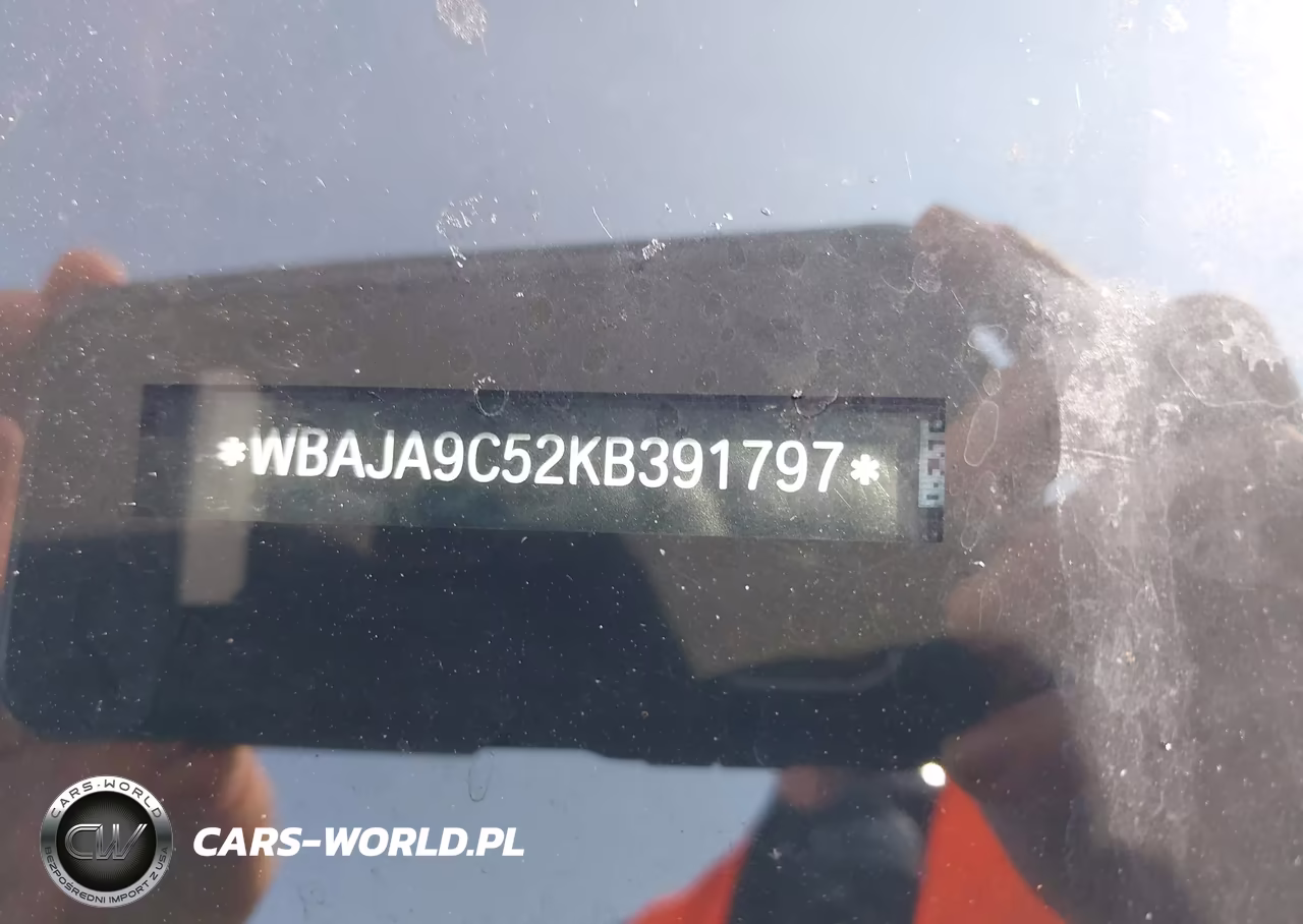 2019 BMW 530E Iperformance VIN:WBAJA9C52KB391797 - 8