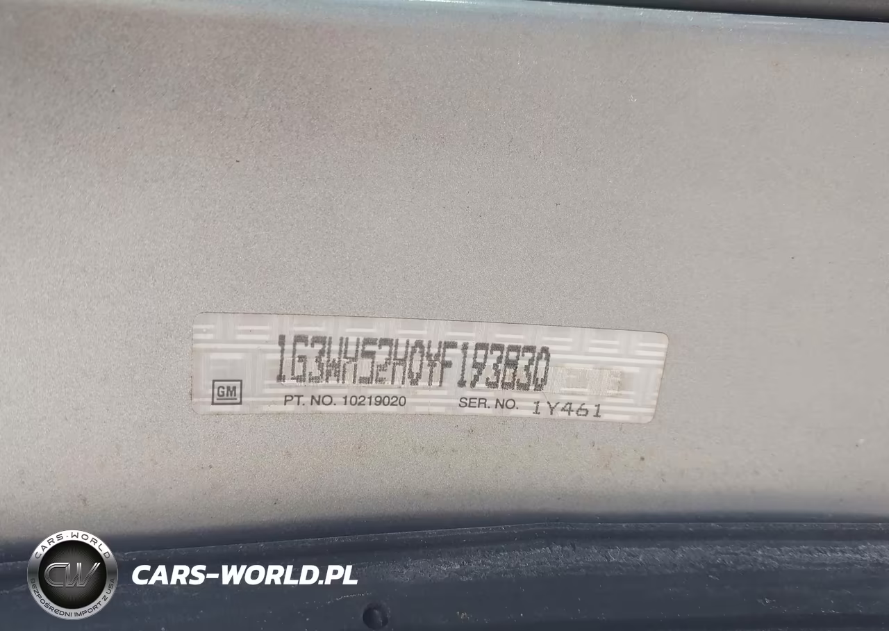 2000 Oldsmobile Intrigue Gx VIN:1G3WH52H0YF193830 - 9