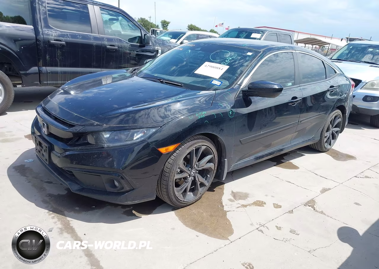 2019 Honda Civic Sport VIN:19XFC2F88KE047538 - 2
