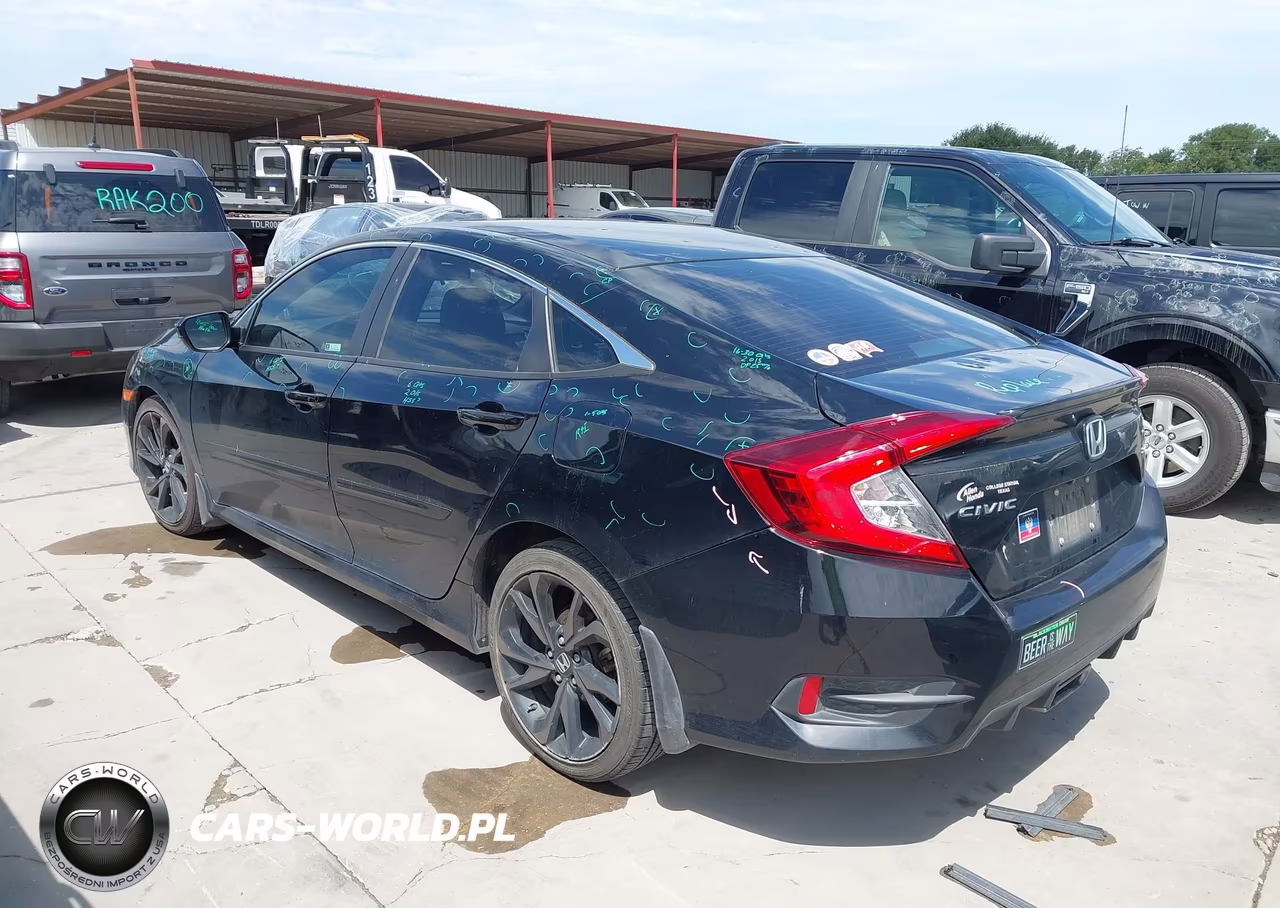 2019 Honda Civic Sport VIN:19XFC2F88KE047538 - 3