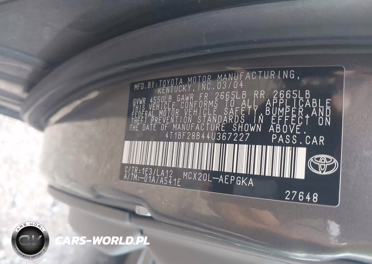 2004 Toyota Avalon Xls VIN:4T1BF28B44U367227 - 9