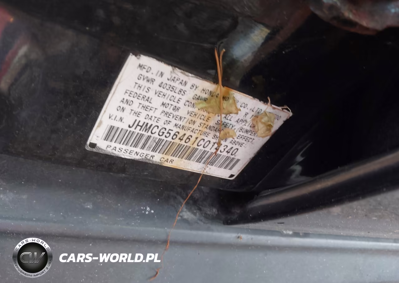 2001 Honda Accord 2.3 Lx VIN:JHMCG56461C014340 - 9