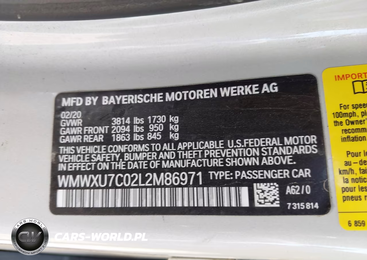 2020 Mini Hardtop Cooper VIN:WMWXU7C02L2M86971 - 9
