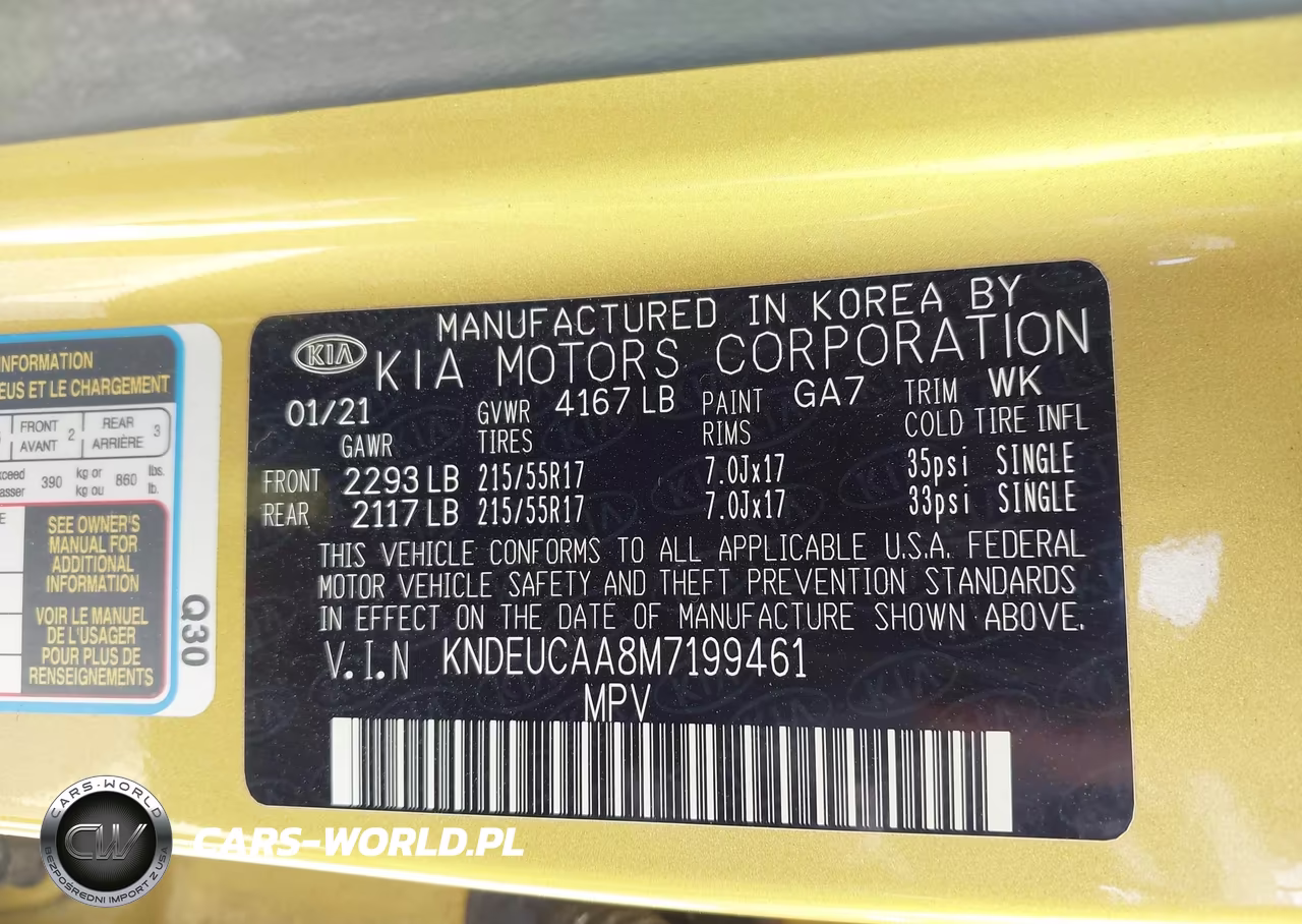 2021 Kia Seltos S VIN:KNDEUCAA8M7199461 - 9