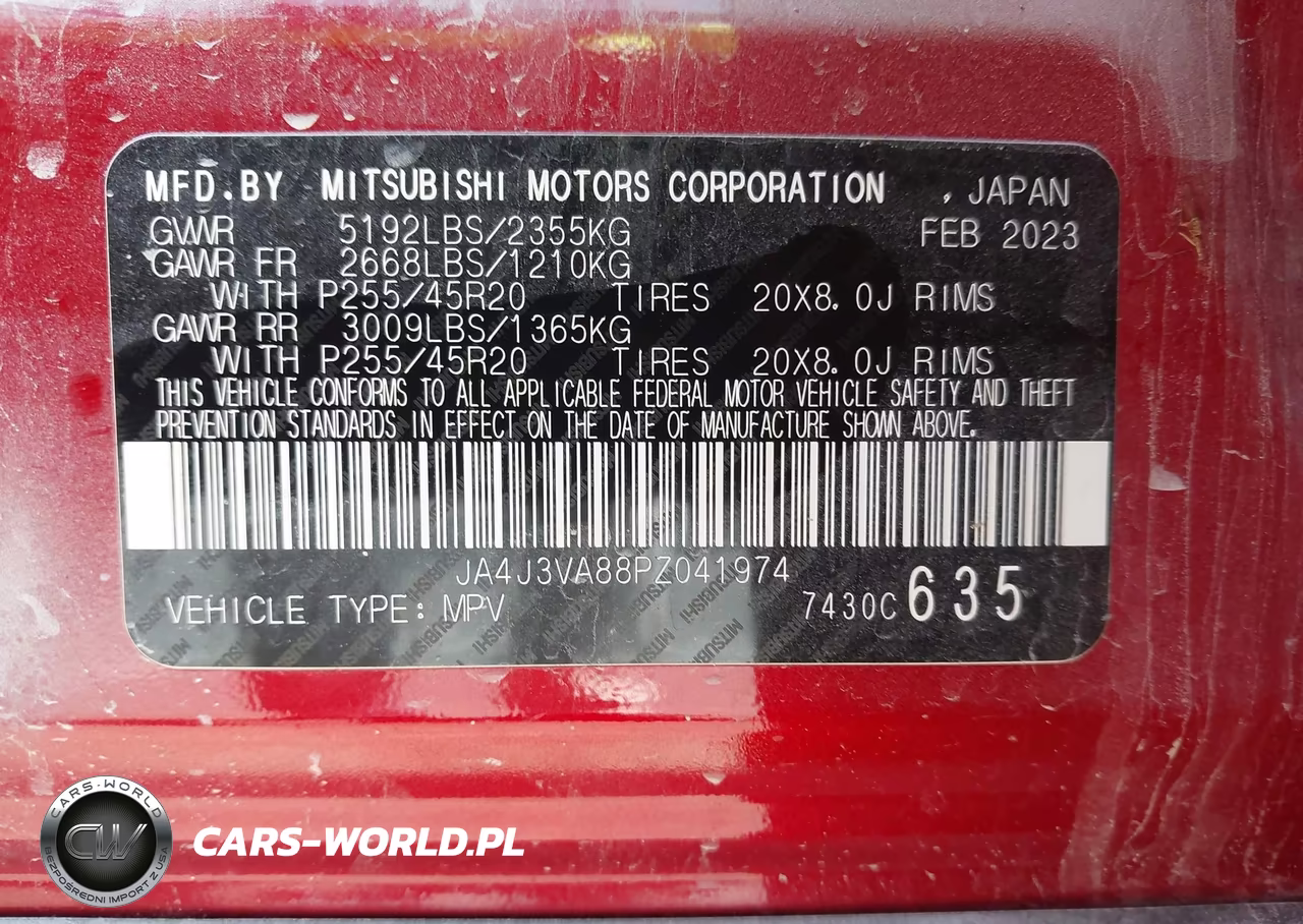 2023 Mitsubishi Outlander Sel Black Edition 2Wd VIN:JA4J3VA88PZ041974 - 9