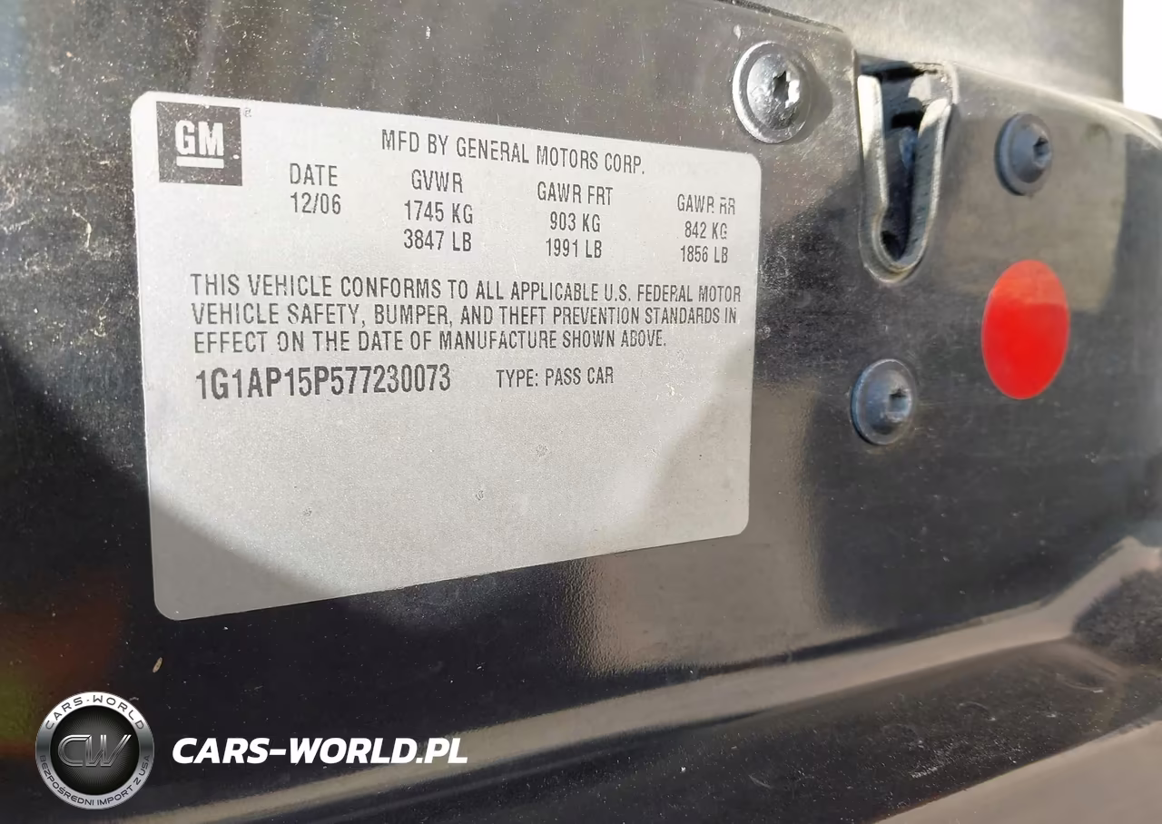 2007 Chevrolet Cobalt Ss Supercharged VIN:1G1AP15P577230073 - 9