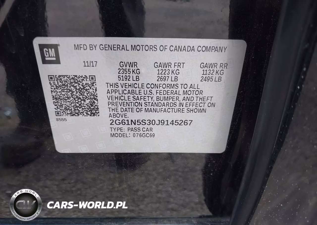 2018 Cadillac Xts Luxury VIN:2G61N5S30J9145267 - 9