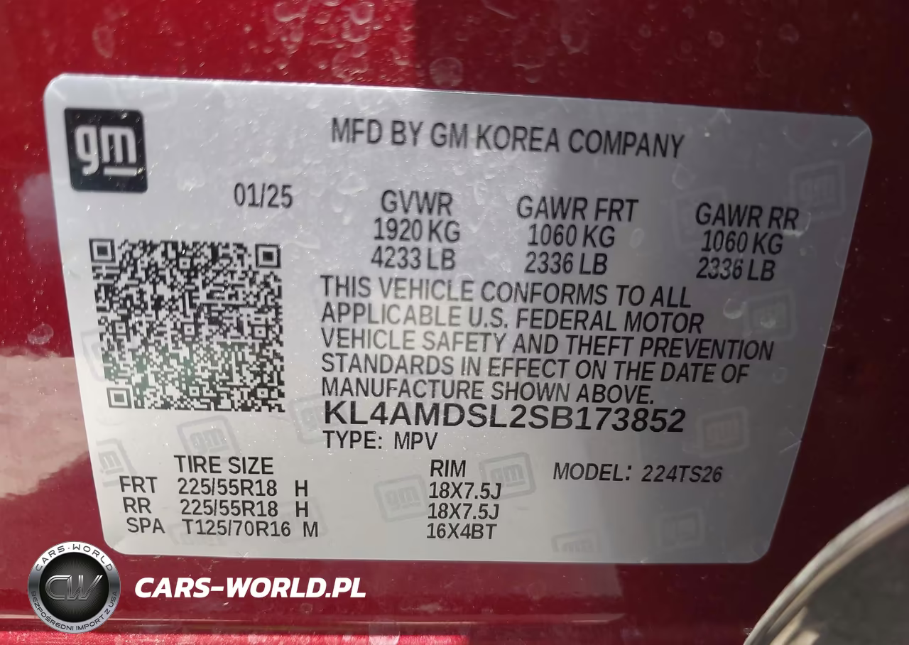 2025 Buick Encore Gx Sport Touring Fwd VIN:KL4AMDSL2SB173852 - 9
