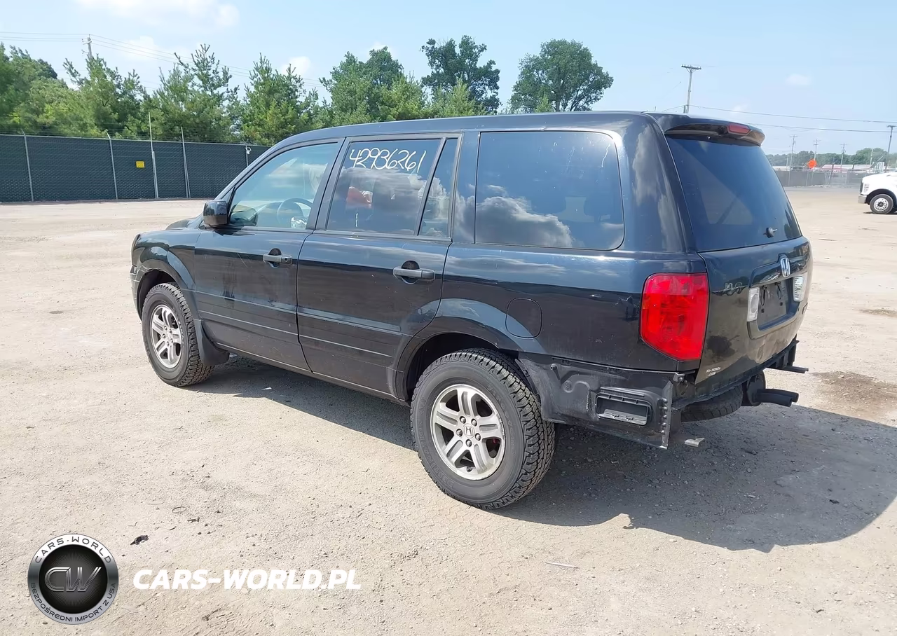 2005 Honda Pilot Ex-L VIN:5FNYF18625B019979 - 3