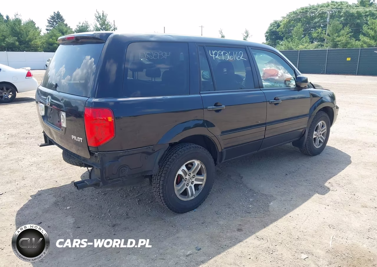 2005 Honda Pilot Ex-L VIN:5FNYF18625B019979 - 4