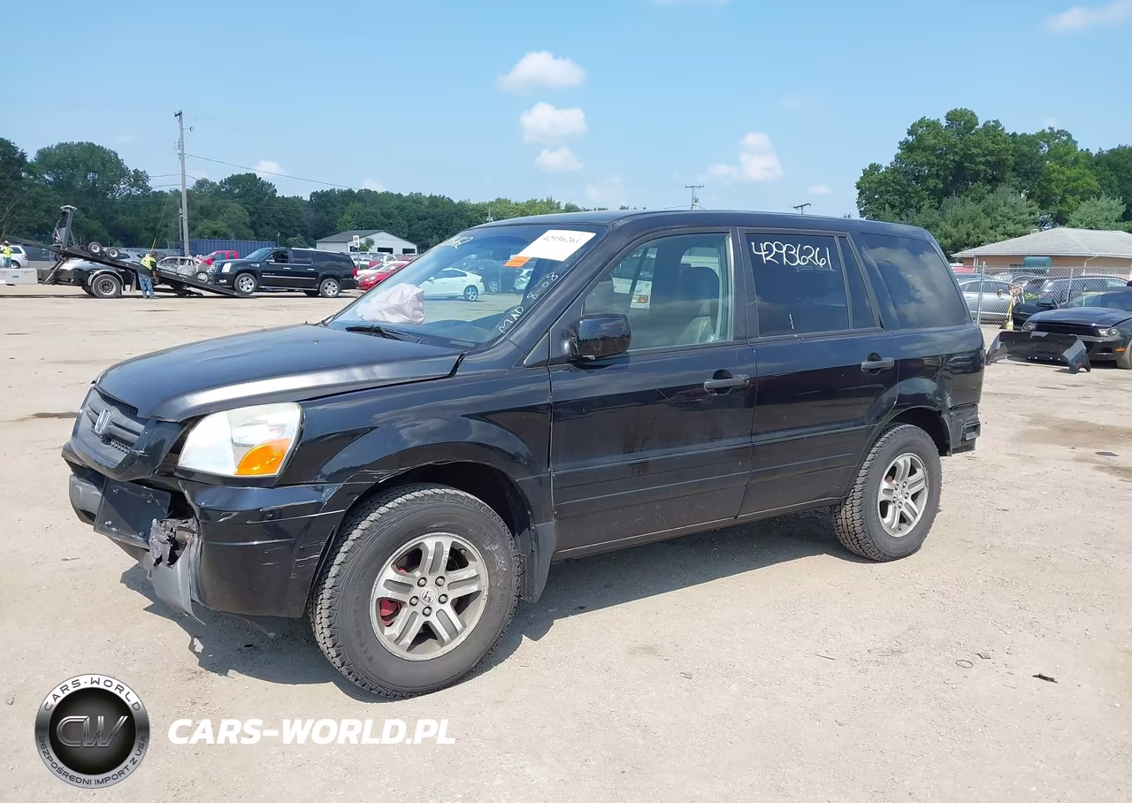 2005 Honda Pilot Ex-L VIN:5FNYF18625B019979 - 6