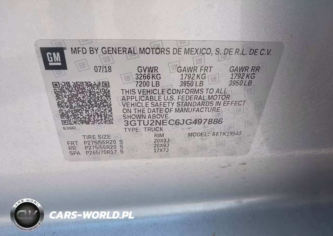 2018 GMC Sierra 1500 Slt VIN:3GTU2NEC6JG497886 - 9