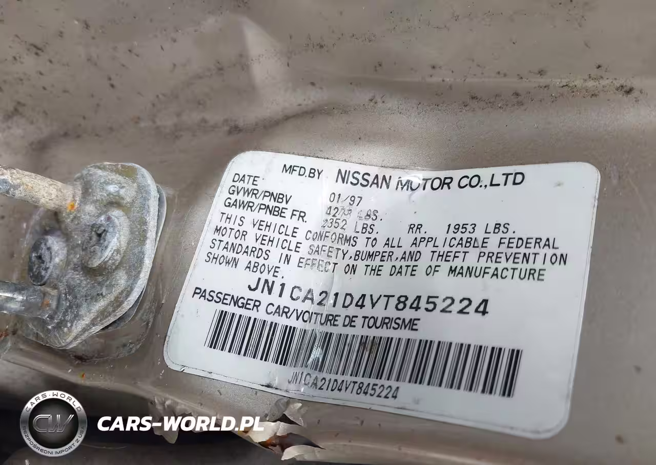 1997 Nissan Maxima Gle-Gxe-Se VIN:JN1CA21D4VT845224 - 9