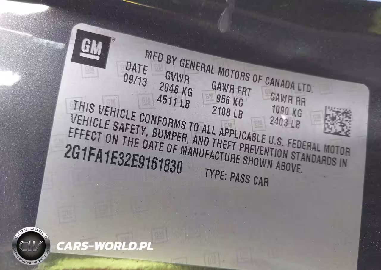 2014 Chevrolet Camaro 2Ls VIN:2G1FA1E32E9161830 - 9