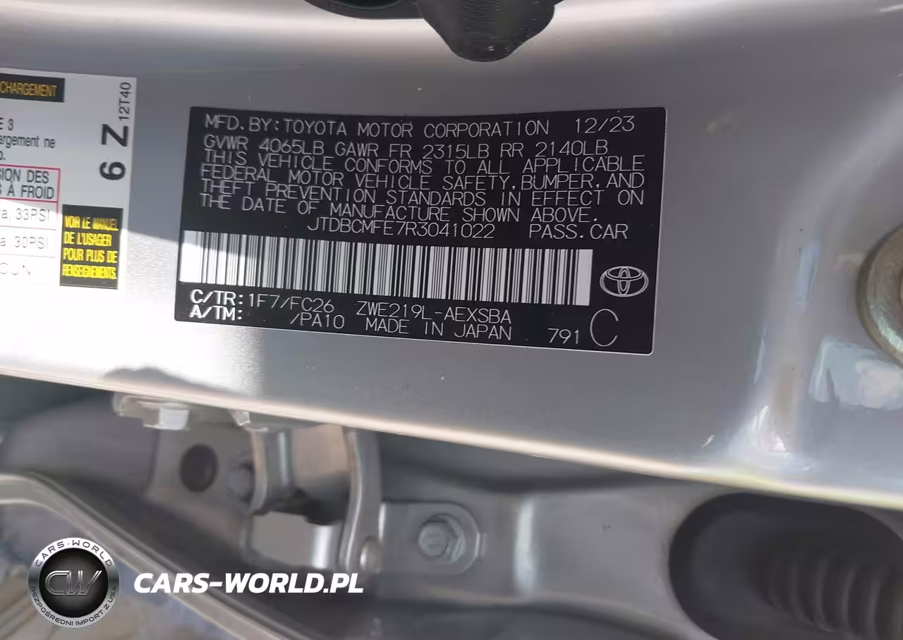 2024 Toyota Corolla Hybrid Se VIN:JTDBCMFE7R3041022 - 9