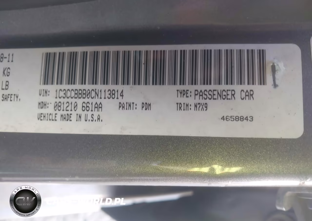2012 Chrysler 200 Touring VIN:1C3CCBBB0CN113814 - 9