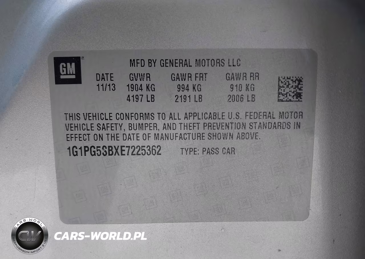 2014 Chevrolet Cruze Ltz VIN:1G1PG5SBXE7225362 - 9