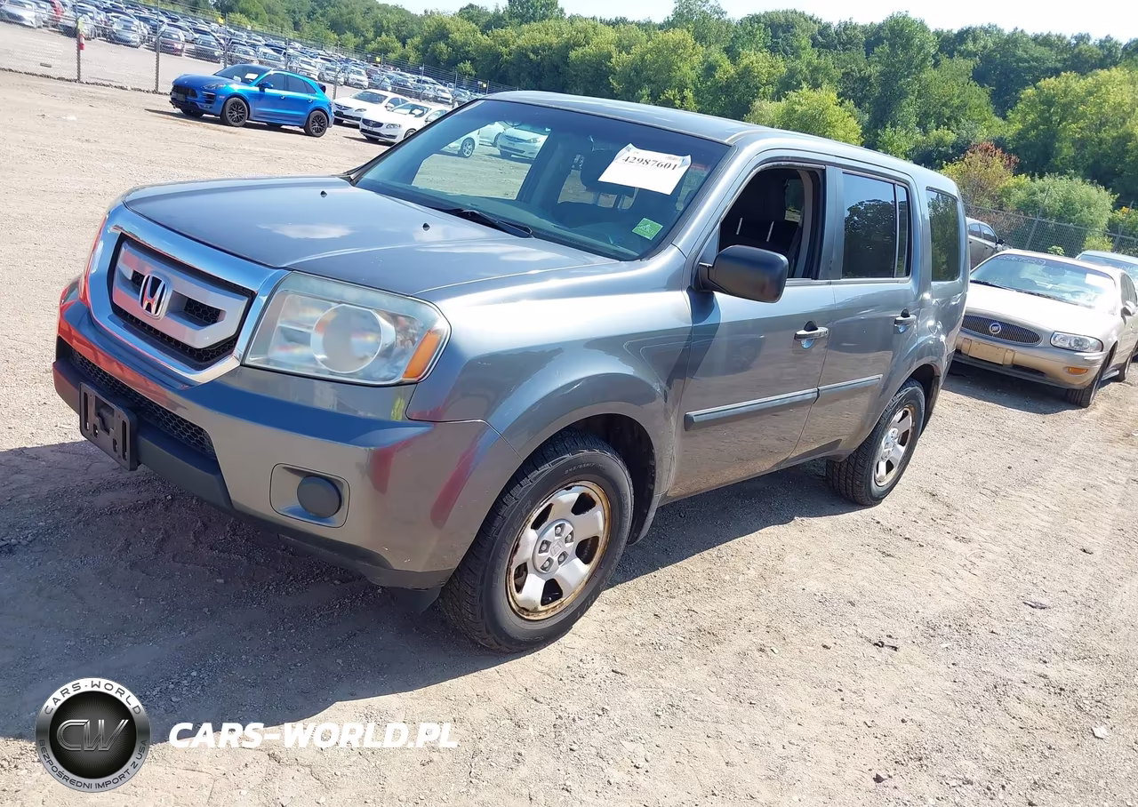 2010 Honda Pilot Lx VIN:5FNYF4H29AB023861 - 2