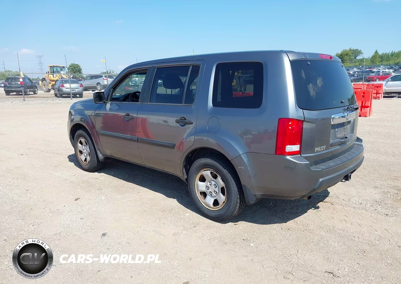 2010 Honda Pilot Lx VIN:5FNYF4H29AB023861 - 3