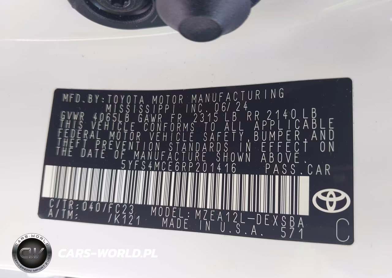2024 Toyota Corolla Se VIN:5YFS4MCE6RP201416 - 9