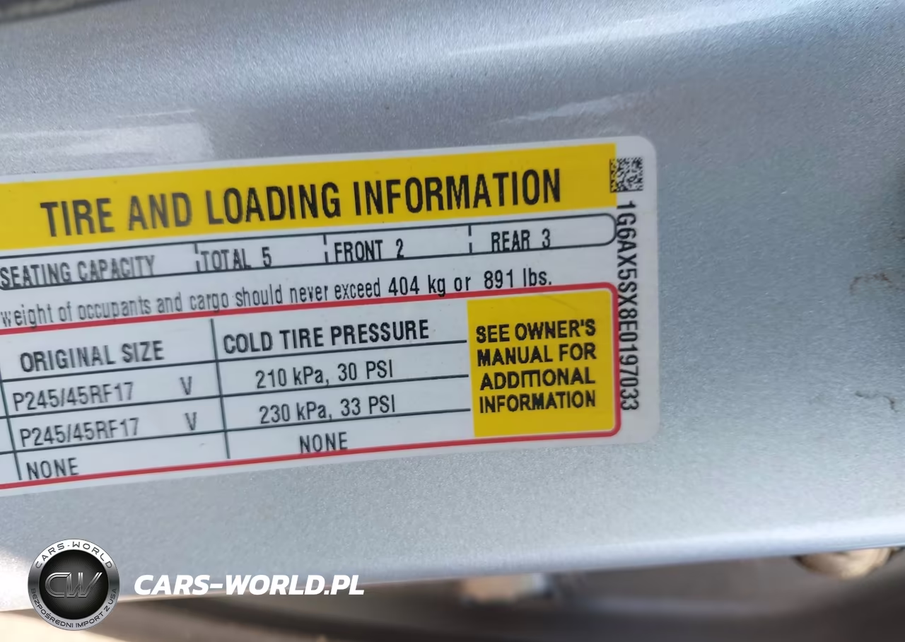 2014 Cadillac Cts Luxury VIN:1G6AX5SX8E0197033 - 9