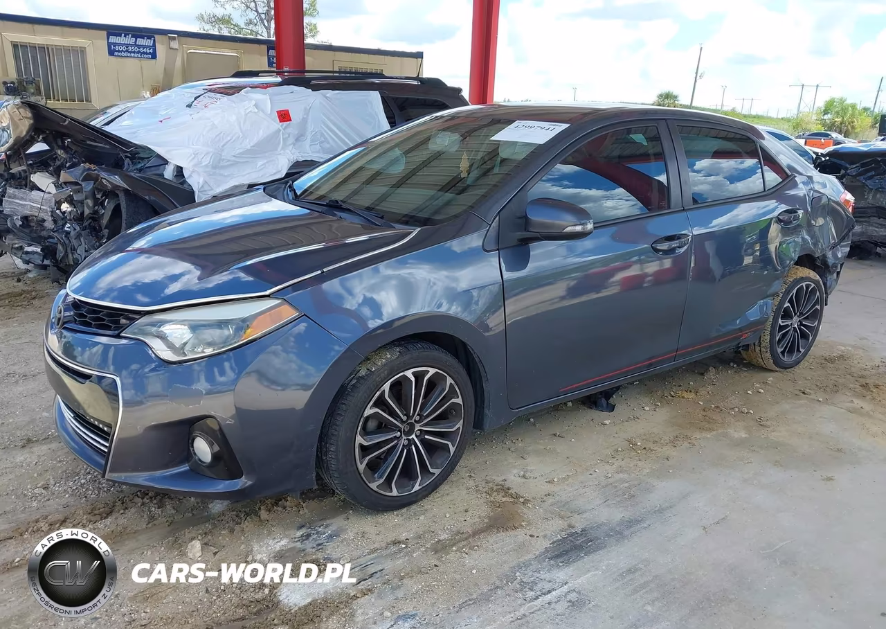 2015 Toyota Corolla L-Le-Le Pls-Prm-S-S Pls VIN:2T1BURHEXFC346637 - 2