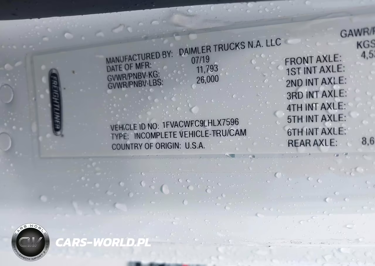 2020 Freightliner M2 106 VIN:1FVACWFC9LHLX7596 - 9
