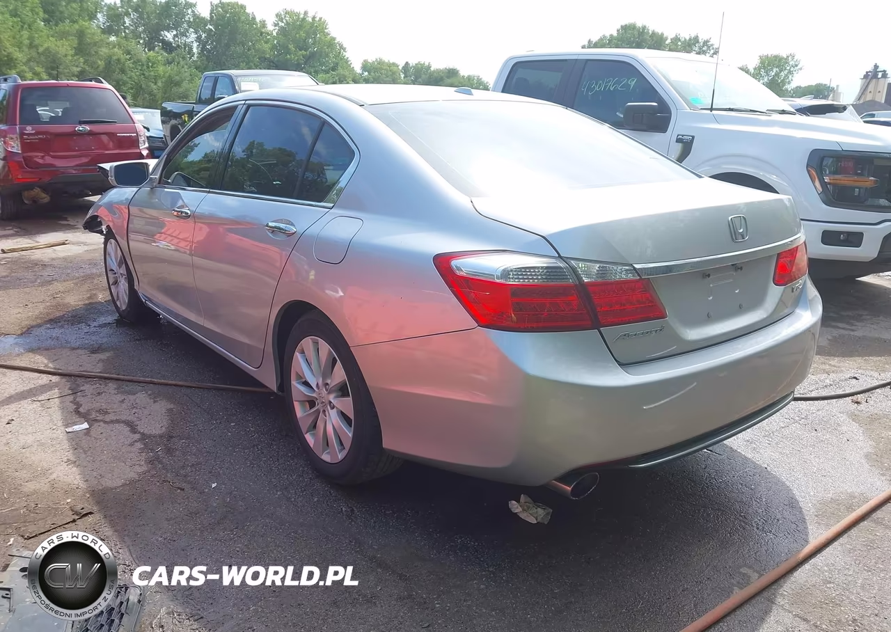 2014 Honda Accord Ex-L V-6 VIN:1HGCR3F8XEA016937 - 3