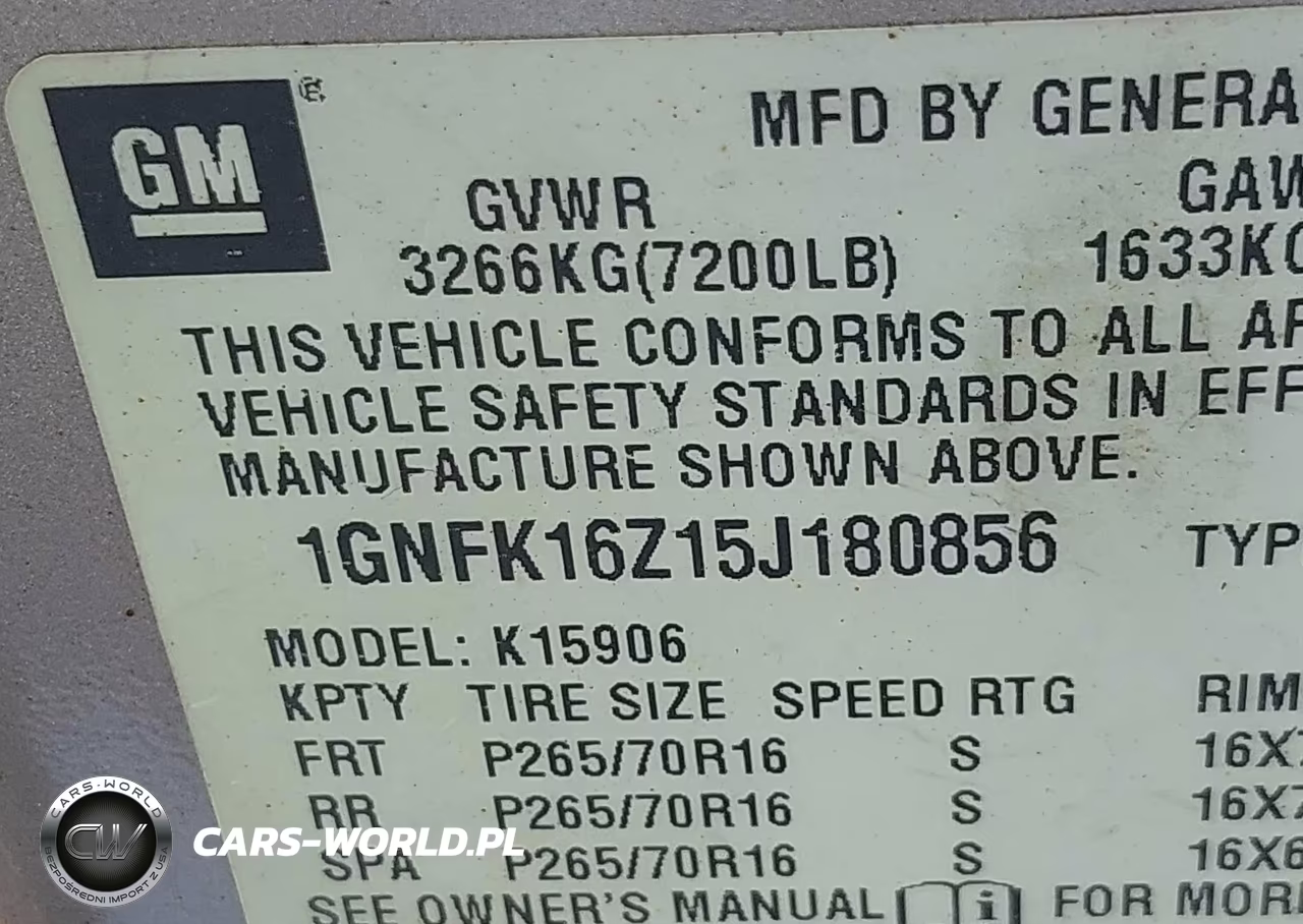 2005 Chevrolet Suburban 1500 Ls VIN:1GNFK16Z15J180856 - 9
